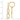 14k Gold Hexagon Dangle Hoop Earrings with CZ Detail - Image 3