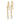 14k Gold Pear-Shaped CZ Dangle Earrings for Effortless Elegance - Image 2