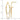14k Gold V-Design Dangle Chain Earrings for a Trendy Look - Image 3