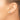 14k White Polished Latin Cross Post Earrings - Image 3