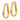 14k Gold Polished Oval Tube Hoop Earrings - Modern Statement Style - Image 1