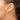 14k Gold Polished Oval Tube Hoop Earrings - Modern Statement Style - Image 2