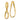 14k Gold Twisted Hoop Earrings for Effortless Everyday Style - Image 2