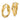 14k Gold Twisted Hoop Earrings for Effortless Chic Style - Image 2