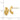 14k Gold Polished Fancy Post Earrings for Effortless Style - Image 3