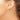 14k Two-tone Polished Double Hoop Earrings - Image 2