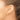 14k Gold Ribbed Half Hoop Non-Pierced Earrings - Image 3