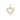 10K Gold Baguette Heart Diamond Pendant