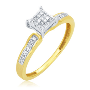 10K 0.10CT D-RING LDS RDS MP