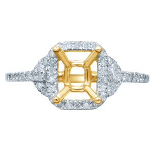 10K 0.18-0.21CT D-RING LDS RDS SEMI-MOUNT