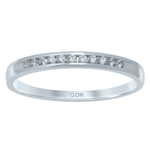 14K 0.09-0.11CT D-RING BAND MACHINE LDS RDS