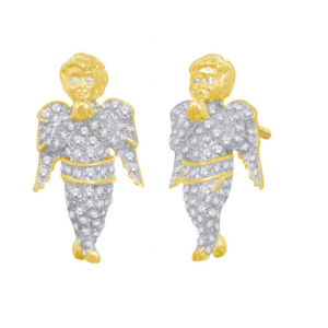 10K 0.46-0.51CT D-EARRING MP RDS