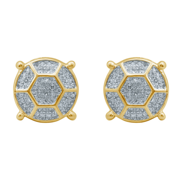 10K 0.24-0.26CT D-EARRING MP RDS